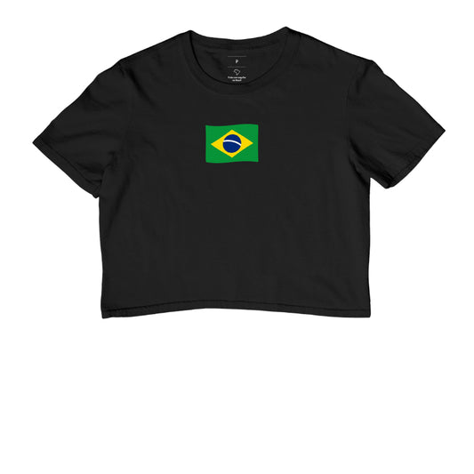 Camiseta Cropped Brasil