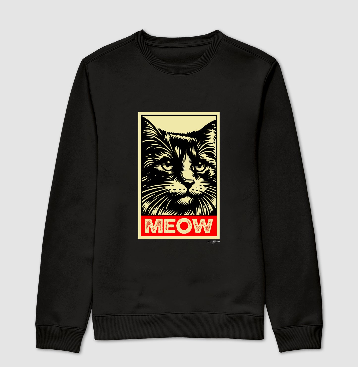 Moletom gola careca Meow