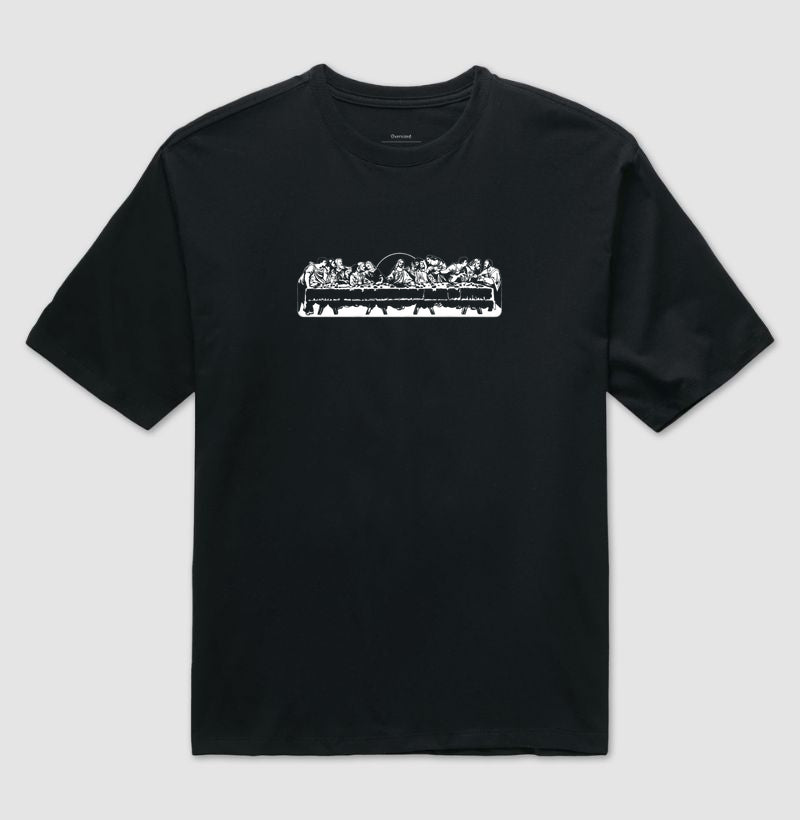 Camiseta oversized Última Ceia