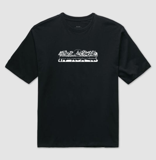Camiseta oversized Última Ceia