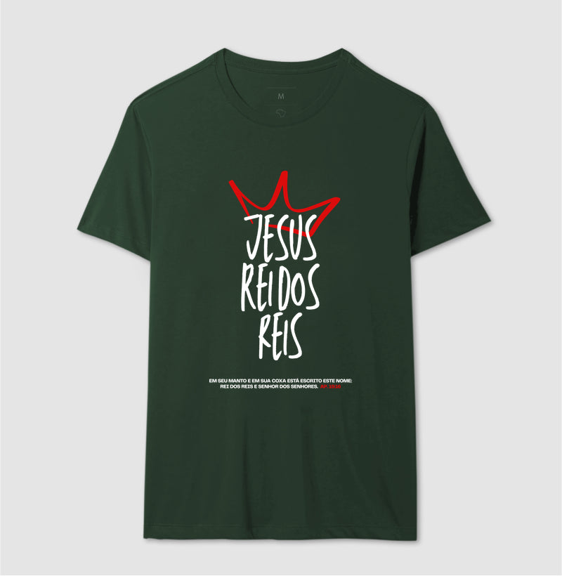 Camiseta tradicional Jesus Rei dos Reis