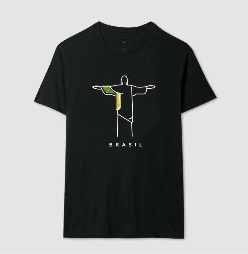Camiseta Tradicional Deus é Brasileiro