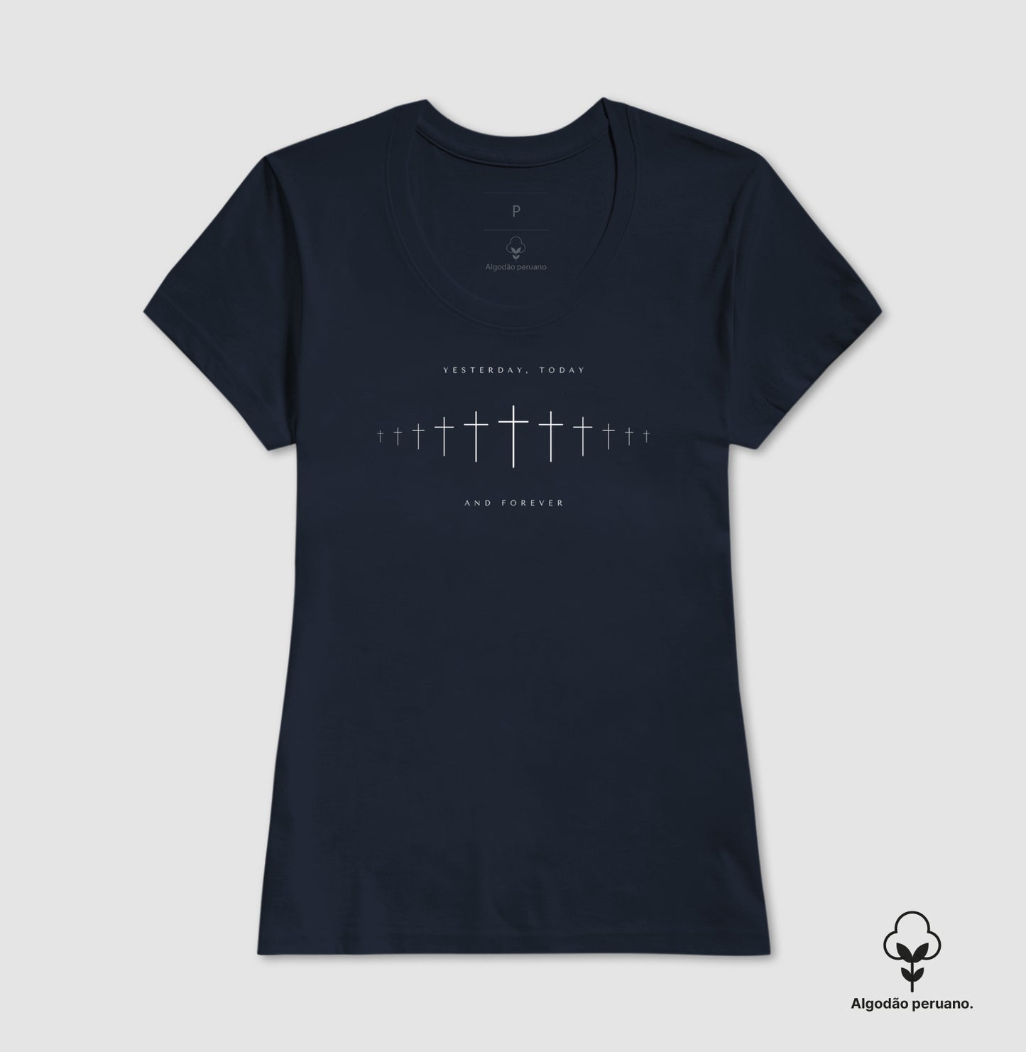 Camiseta premium Ontem, Hoje e Sempre