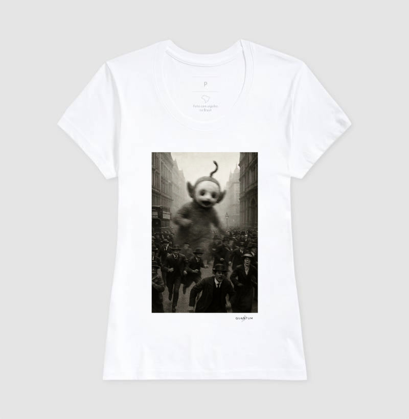 Camiseta Tradicional Tinky Winky Enlouquecido