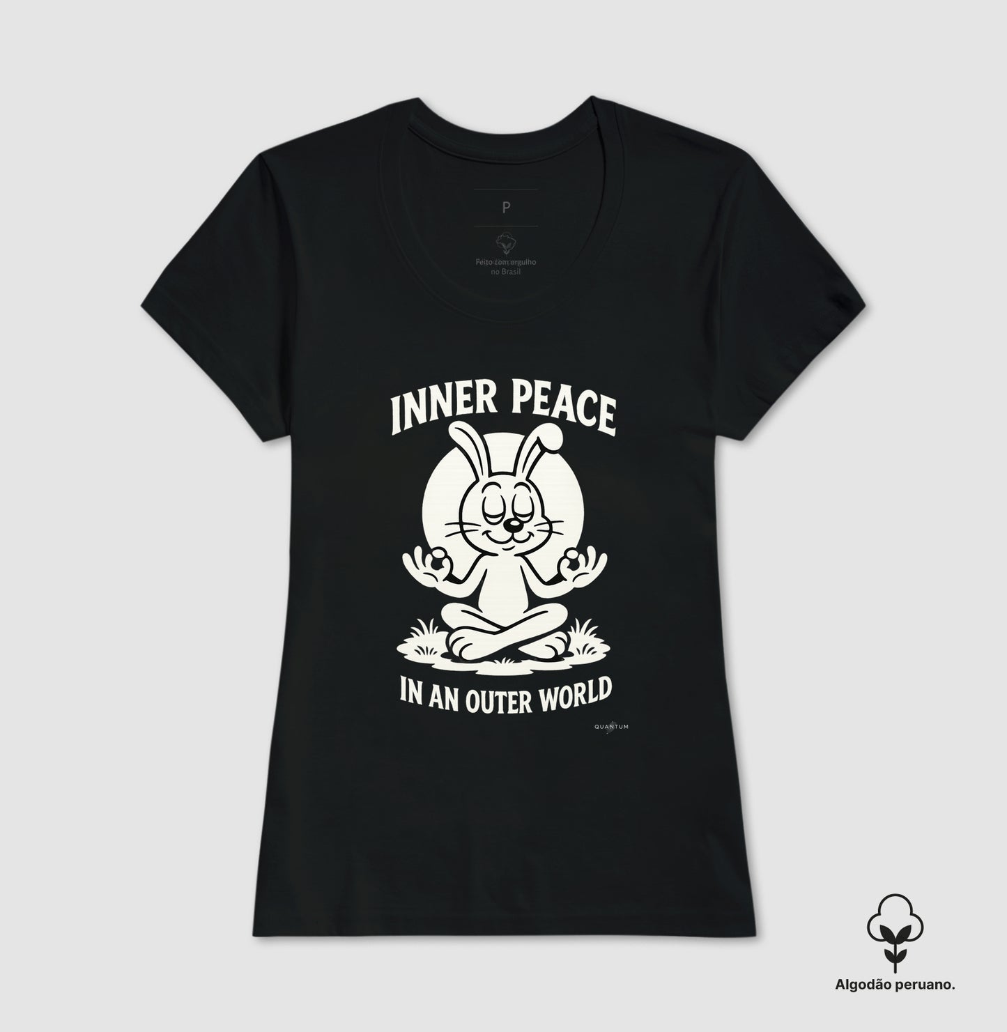 Camiseta premium Inner peace in an outer world