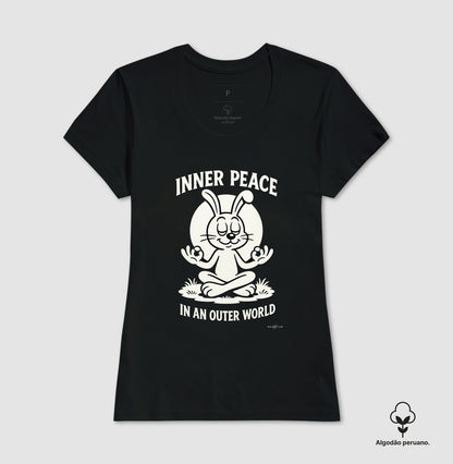 Camiseta premium Inner peace in an outer world