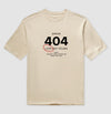 Camiseta oversized Error 404 - Love not found