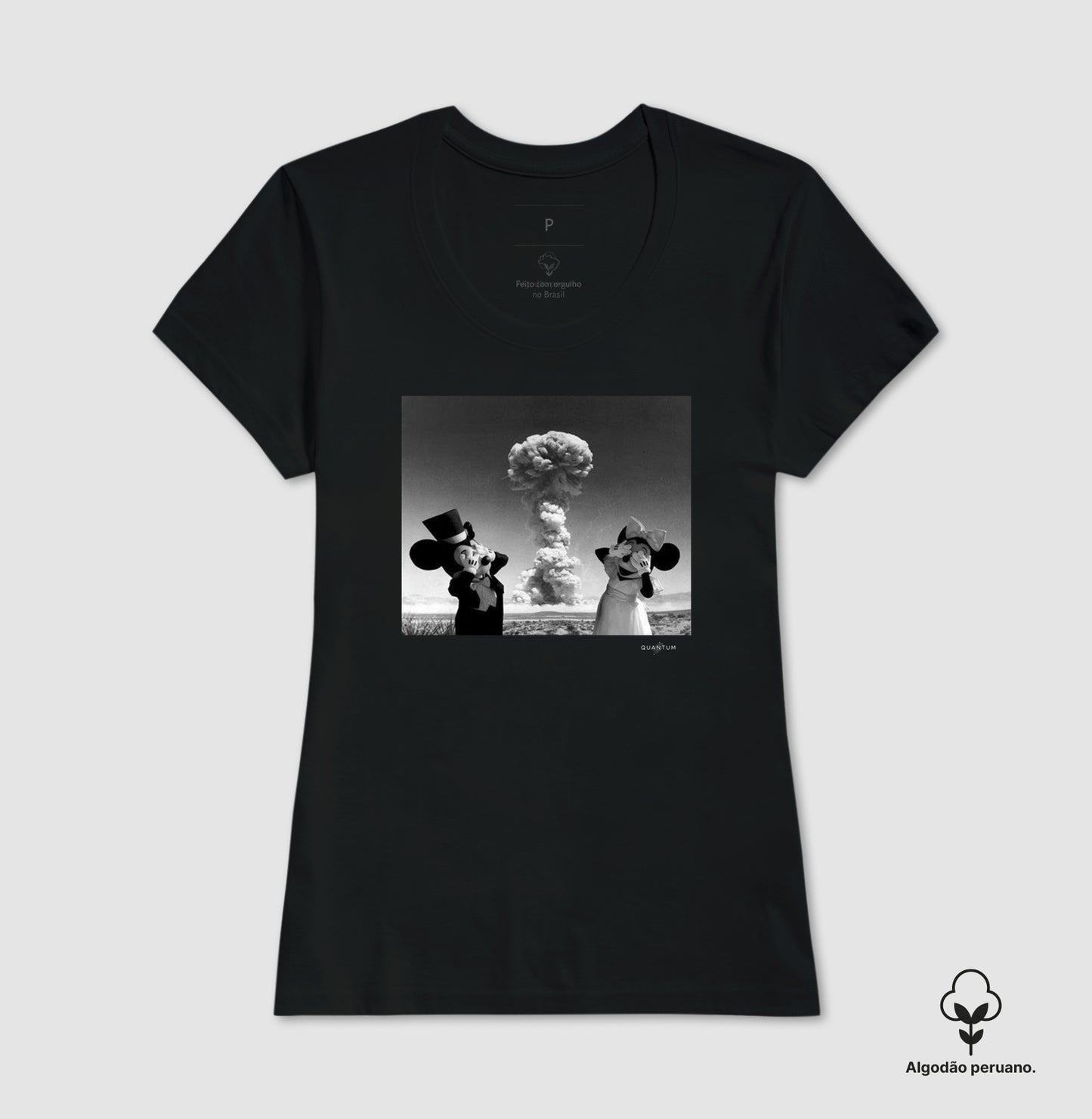 Camiseta premium Olhos Fechados