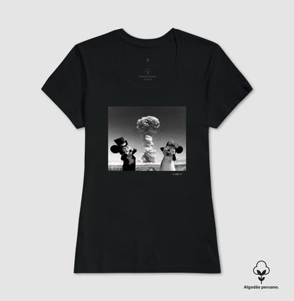 Camiseta premium Olhos Fechados