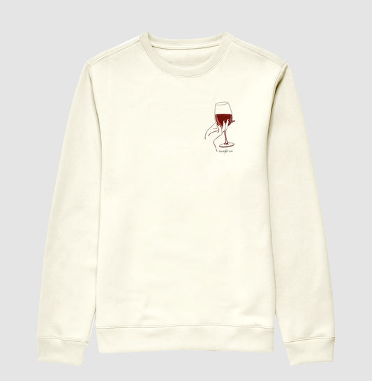 Moletom gola careca Wine not?