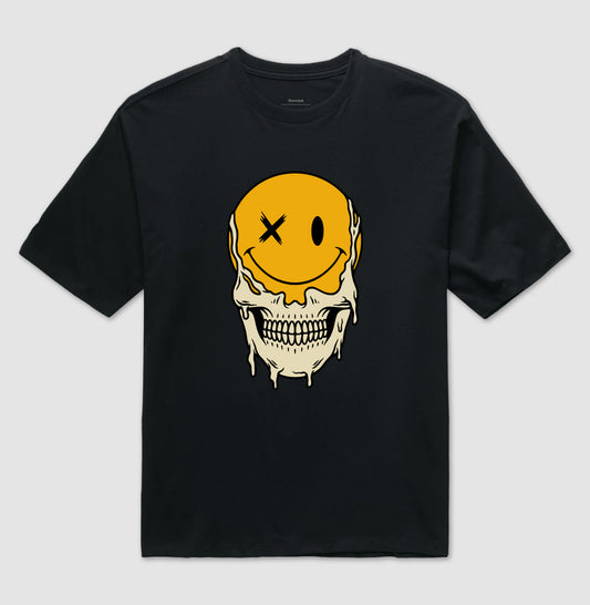 Camiseta oversized Happy Dead