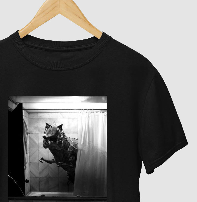 Camiseta Tradicional Rotina Pré-Histórica