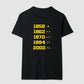 Camiseta Tradicional Títulos