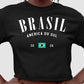 Camiseta Cropped América do Sul