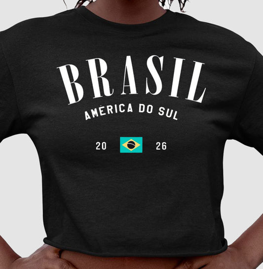 Camiseta Cropped América do Sul