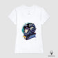 Camiseta premium astronauta futurista