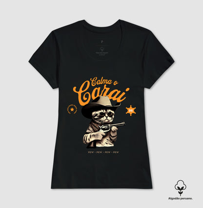 Camiseta premium Calma o carai