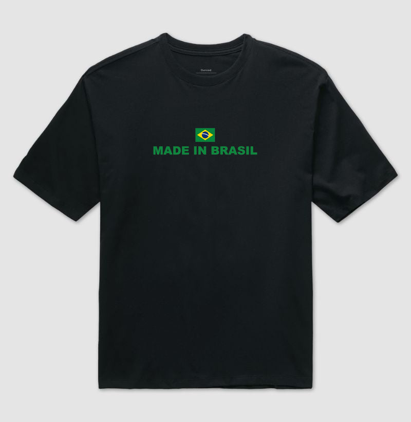 Camiseta Oversized Made In Brasil