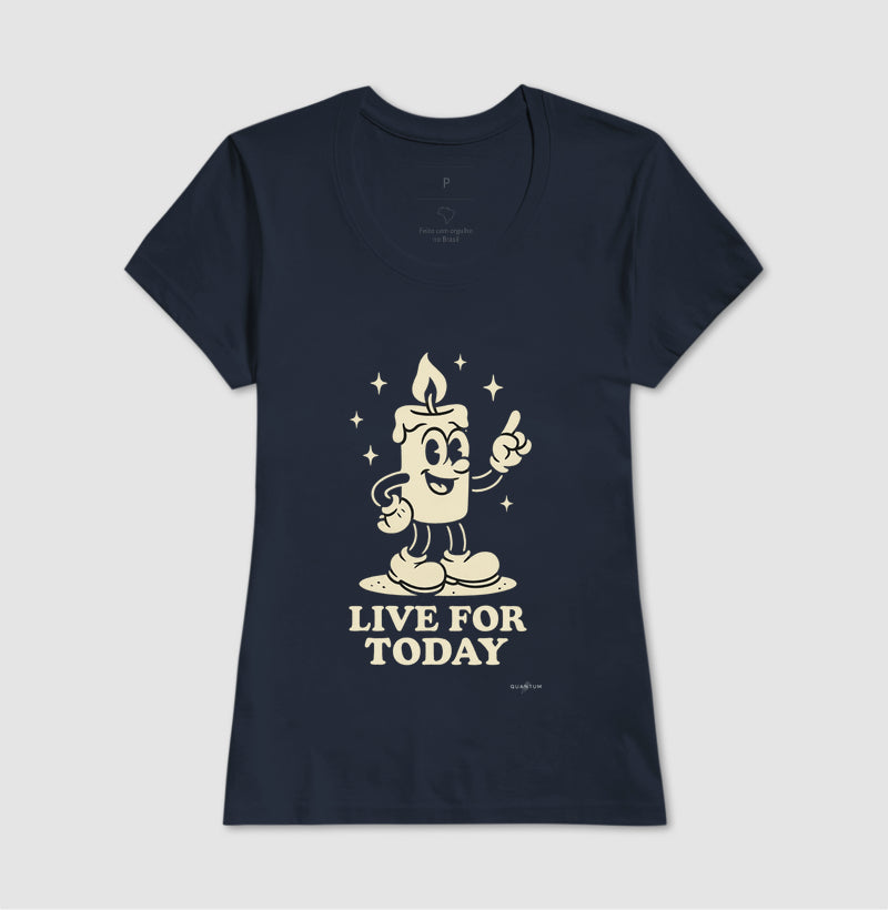 Camiseta tradicional Live for today
