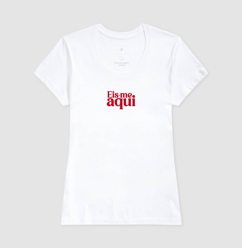 Camiseta tradicional Eis-me aqui