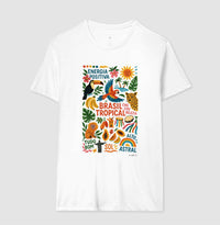 Camiseta Tradicional Brasil Tropical