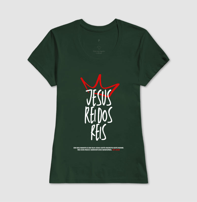 Camiseta tradicional Jesus Rei dos Reis