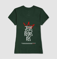 Camiseta tradicional Jesus Rei dos Reis