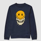 Moletom gola careca Happy Dead