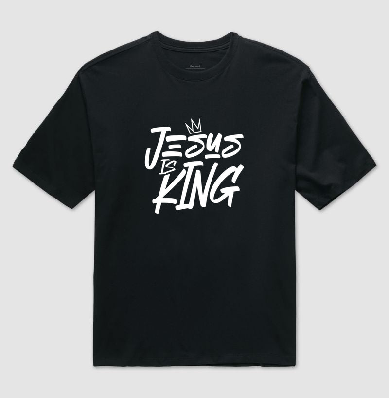 Camiseta oversized Jesus is King