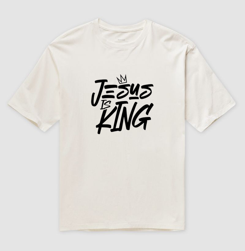Camiseta oversized Jesus is King