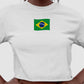 Camiseta Cropped Brasil