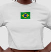 Camiseta Cropped Brasil