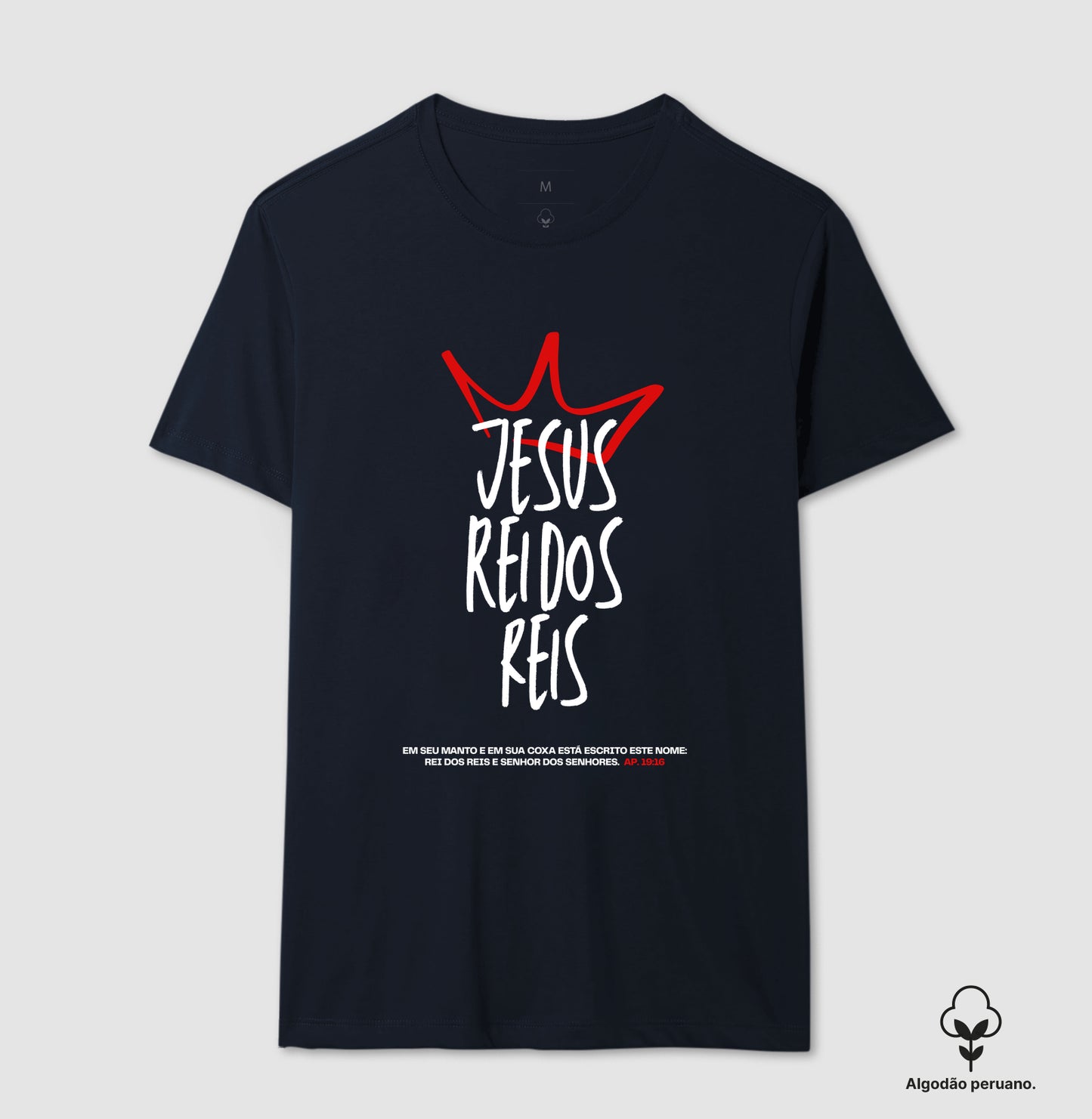 Camiseta premium Jesus Rei dos Reis