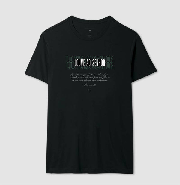 Camiseta tradicional Louve ao Senhor