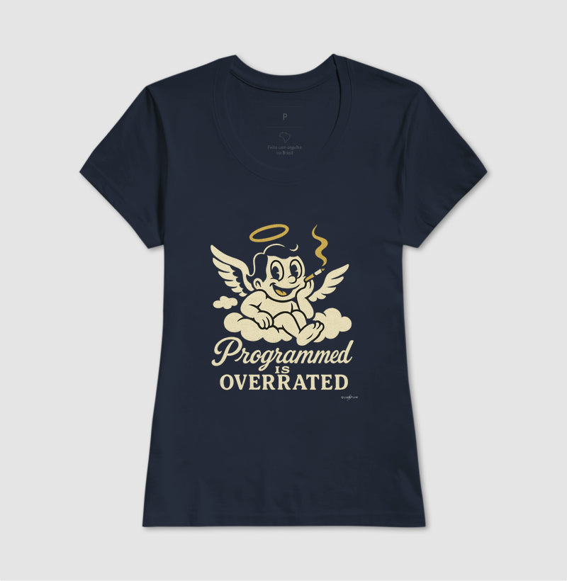 Camiseta tradicional Programmed is overrated
