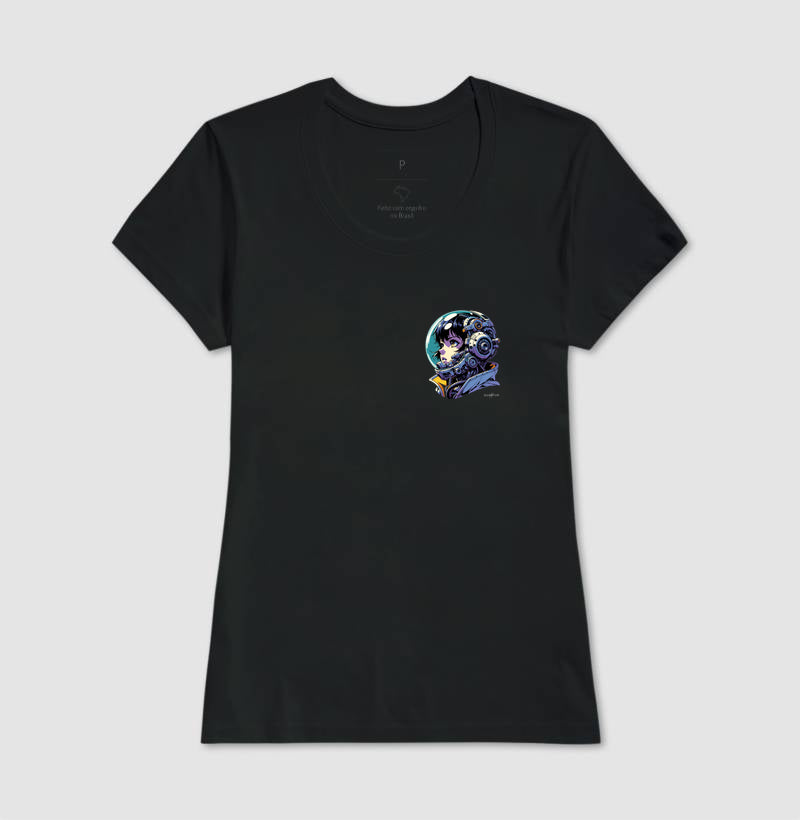Camiseta tradicional Astronauta futurista