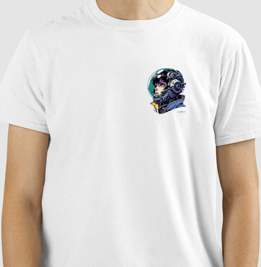 Camiseta tradicional Astronauta futurista