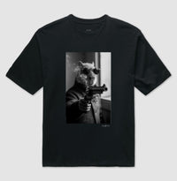 Camiseta oversized Capivara Noir