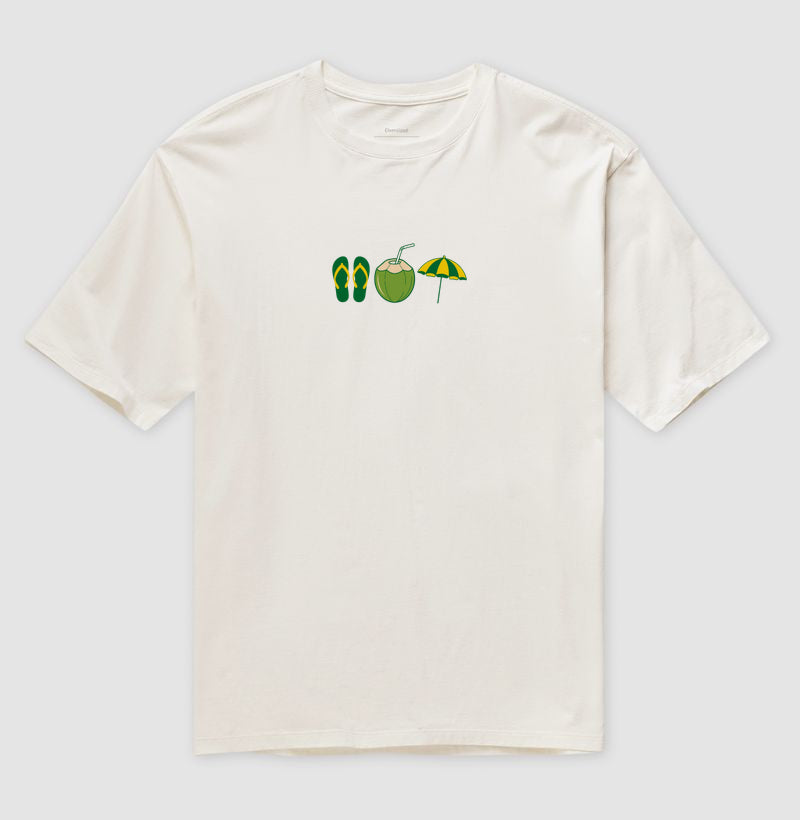 Camiseta Oversized Tropical