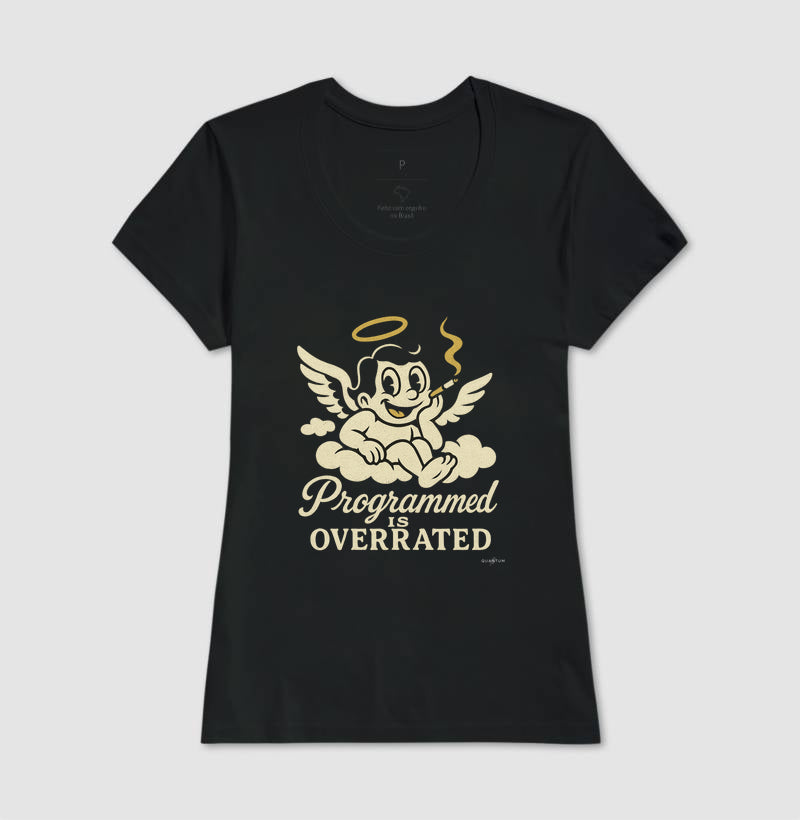 Camiseta tradicional Programmed is overrated