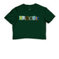 Camiseta Cropped Colagem