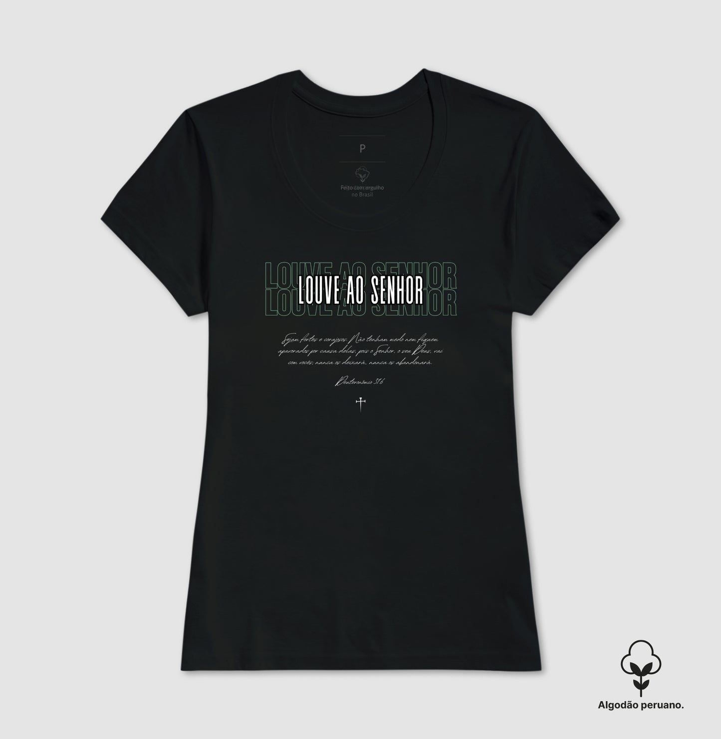 Camiseta premium Louve ao Senhor