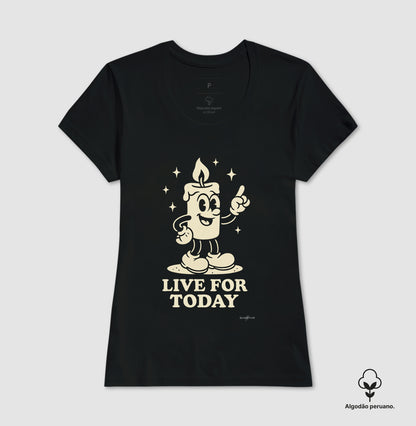 Camiseta premium Live for today