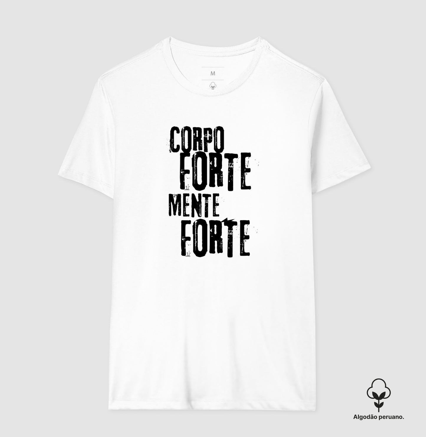 Camiseta premium Corpo forte, mente forte
