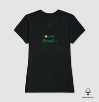 Camiseta Premium Coração Brasileiro