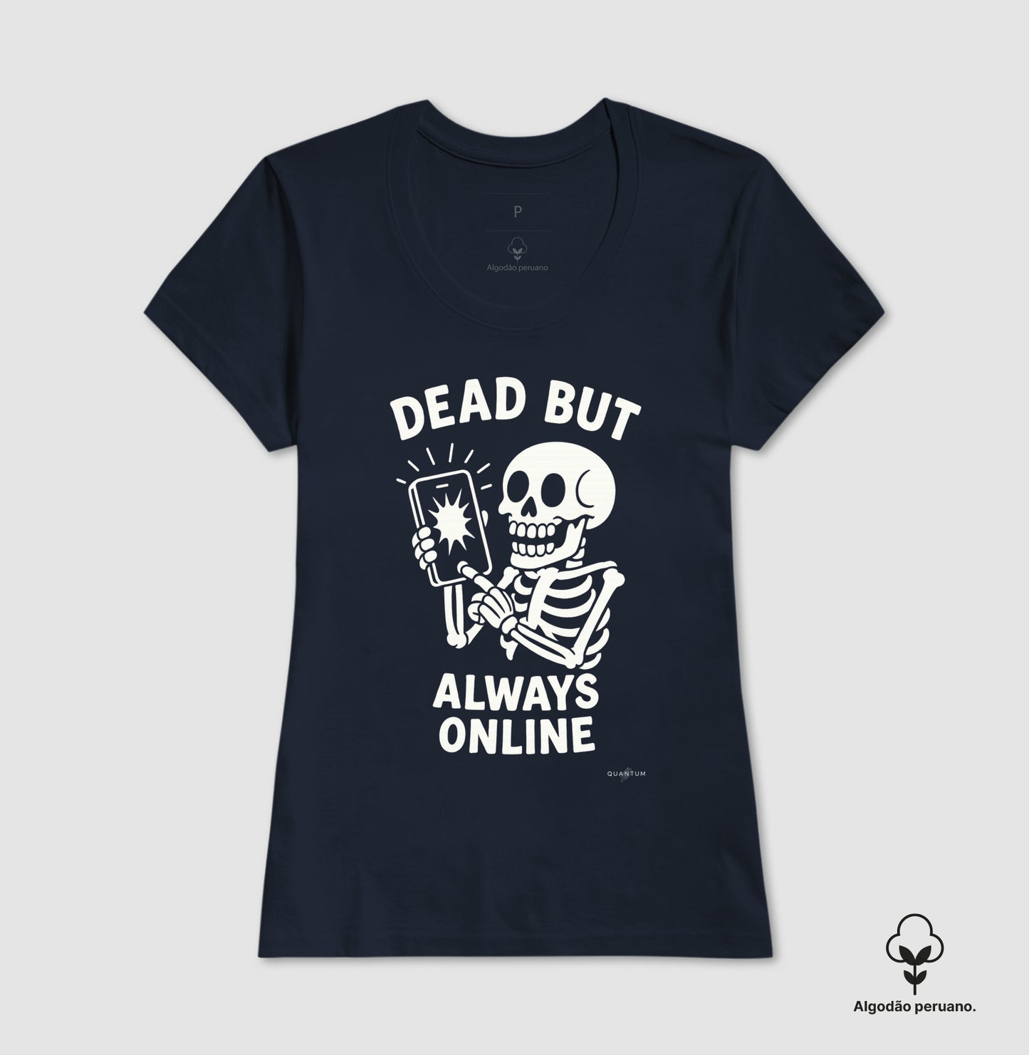 Camiseta premium Dead but always online