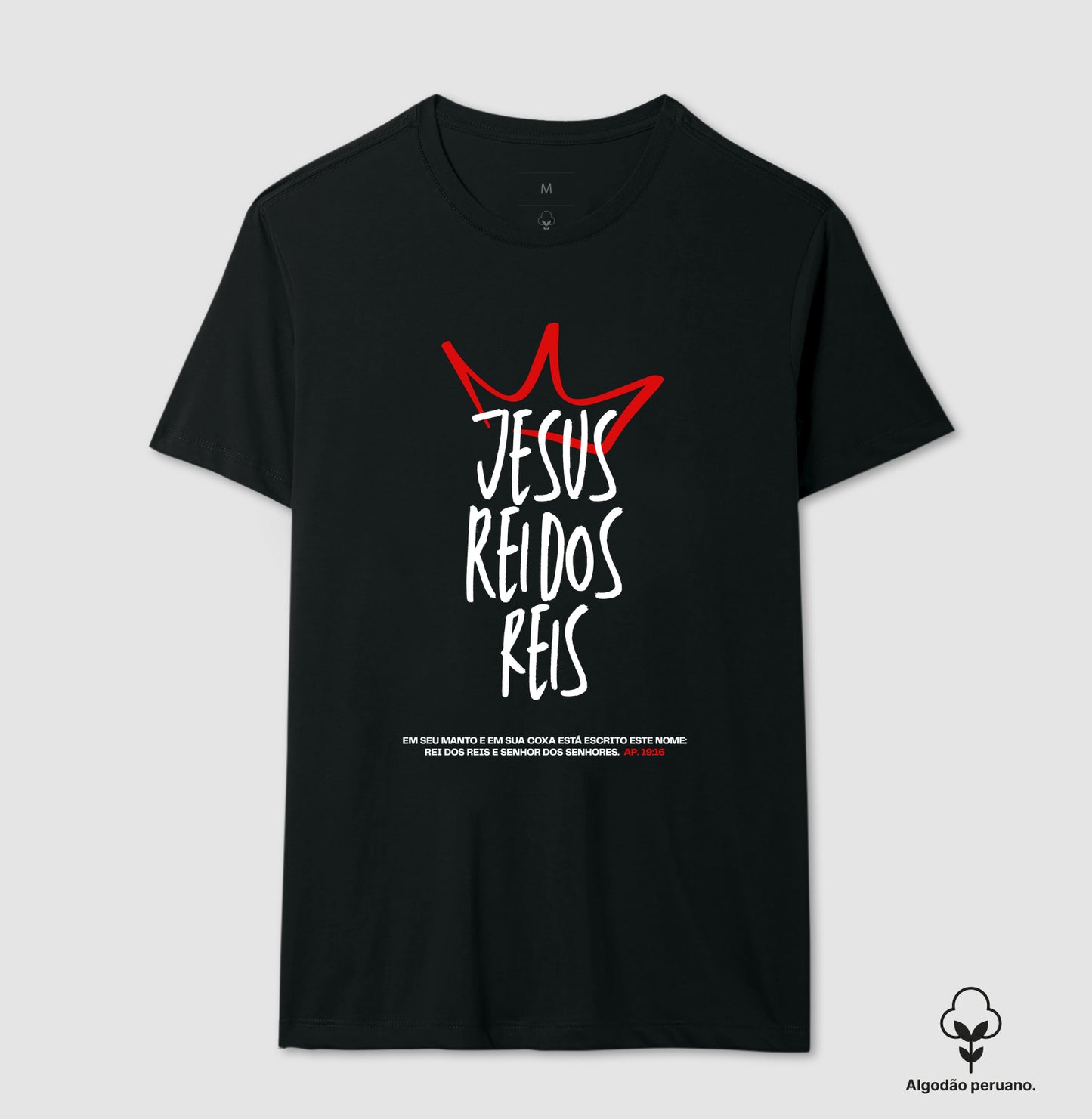 Camiseta premium Jesus Rei dos Reis