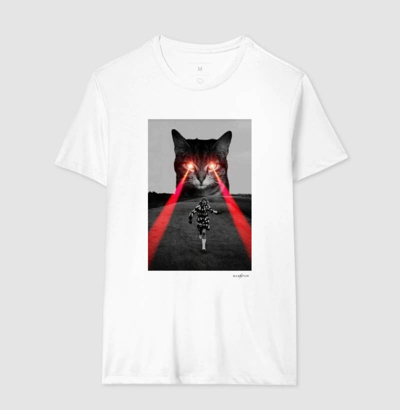 Camiseta Tradicional Laser Cat