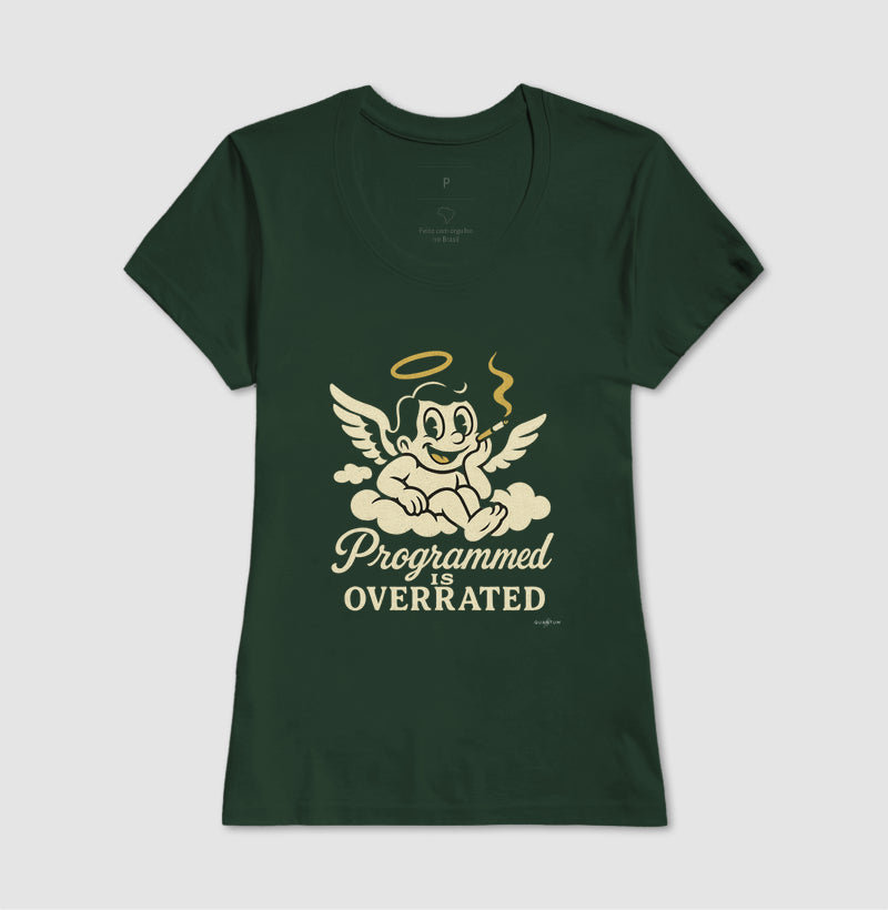 Camiseta tradicional Programmed is overrated