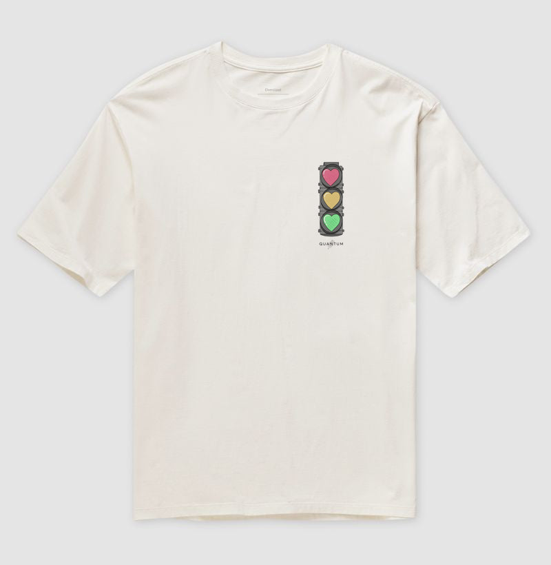 Camiseta Oversized Sinal de Amor